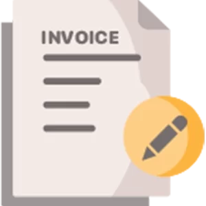 Accounting software sales invoice feature